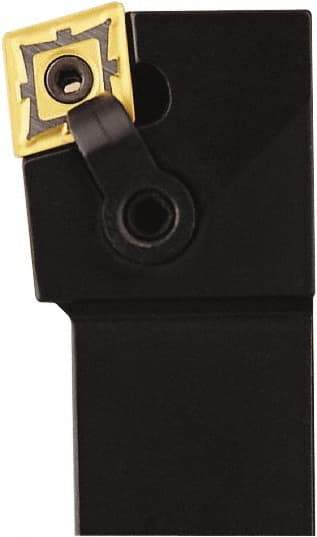 Seco - MCKN, Right Hand Cut, 75° Lead Angle, 1-1/4" Shank Height x 1-1/4" Shank Width, Negative Rake Indexable Turning Toolholder - 6" OAL, CNMG 643 Insert Compatibility, Series Multi-Directional Turning (MDT) - Eagle Tool & Supply