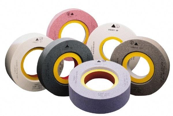 Camel Grinding Wheels - 20" Diam x 10" Hole x 3" Wide Centerless & Cylindrical Grinding Wheel - 46 Grit, Aluminum Oxide, Type 7, Coarse Grade, Vitrified Bond, Two Side Recess - Eagle Tool & Supply