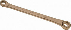 Ampco - 1/2" x 9/16" 12 Point Offset Box Wrench - Double End, 9-1/2" OAL, Aluminum Bronze - Eagle Tool & Supply