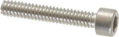 Made in USA - #2-56 UNC Hex Socket Drive, Socket Cap Screw - Grade 18-8 Stainless Steel, Uncoated, 1/2" Length Under Head - Eagle Tool & Supply