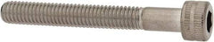 Made in USA - #10-32 UNF Hex Socket Drive, Socket Cap Screw - Grade 18-8 Stainless Steel, Uncoated, 1-1/2" Length Under Head - Eagle Tool & Supply