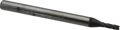 Niagara Cutter - 1/16", 3/16" LOC, 1/8" Shank Diam, 1-1/2" OAL, 4 Flute, Solid Carbide Square End Mill - Single End, Diamond Finish, Spiral Flute, 30° Helix, Right Hand Cut, Right Hand Flute, Series DIA430 - Eagle Tool & Supply