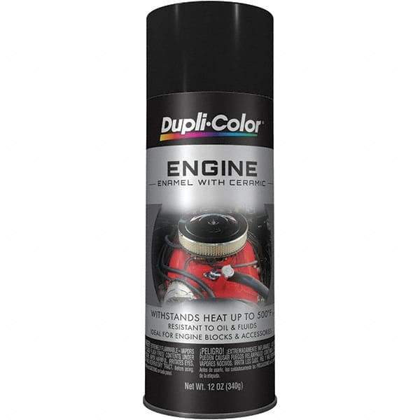 Krylon - 12 oz Black Automotive Heat Resistant Paint - Gloss Finish, 500°F Max Temp, Comes in Aerosol Can - Eagle Tool & Supply