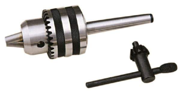 Value Collection - 2MT, 1/32 to 1/2" Capacity, Tapered Mount Drill Chuck - Exact Industrial Supply