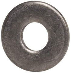 Made in USA - #0 Screw, Grade 300 Stainless Steel Standard Flat Washer - 0.078" ID x 0.188" OD, 0.016" Thick, Passivated Finish, Meets Military Specifications - Eagle Tool & Supply