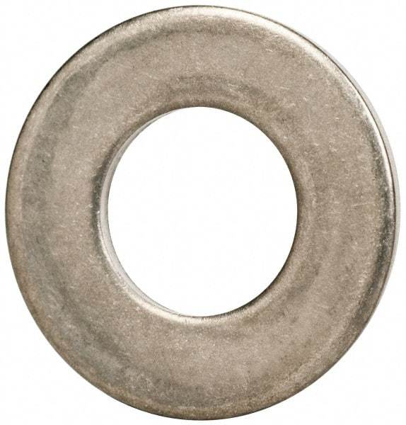 Made in USA - 3/8" Screw, Grade 300 Stainless Steel Standard Flat Washer - 0.405" ID x 0.812" OD, 0.051" Thick, Passivated Finish, Meets Military Specifications - Eagle Tool & Supply