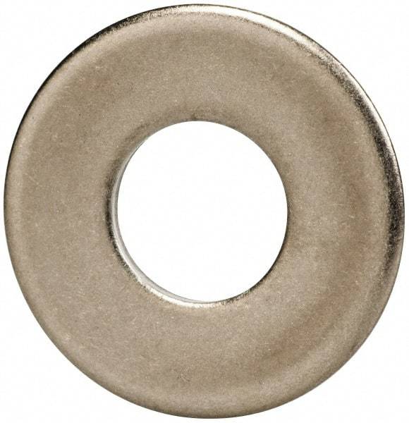 Made in USA - 3/8" Screw, Grade 300 Stainless Steel Standard Flat Washer - 0.438" ID x 1" OD, 0.064" Thick, Passivated Finish, Meets Military Specifications - Eagle Tool & Supply