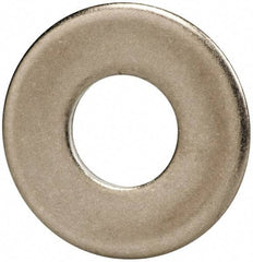 Made in USA - 3/8" Screw, Grade 300 Stainless Steel Standard Flat Washer - 0.438" ID x 1" OD, 0.064" Thick, Passivated Finish, Meets Military Specifications - Eagle Tool & Supply