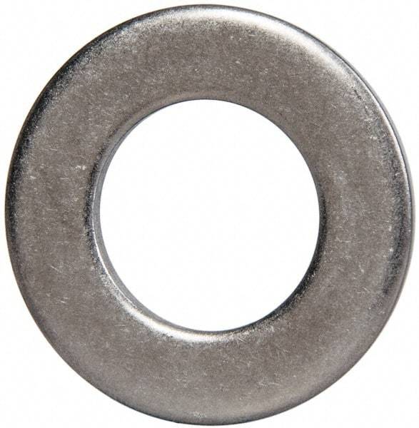 Made in USA - 3/4" Screw, Grade 300 Stainless Steel Standard Flat Washer - 0.812" ID x 1.469" OD, 0.108" Thick, Plain Finish, Meets Military Specifications - Eagle Tool & Supply