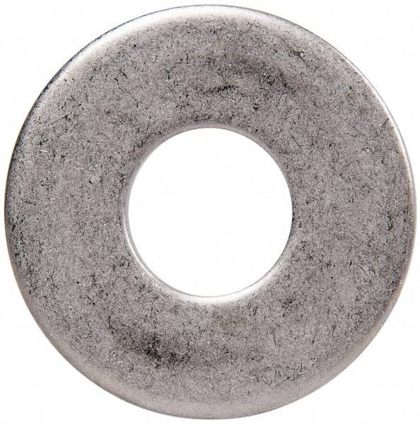 Made in USA - 3/4" Screw, Grade 300 Stainless Steel Standard Flat Washer - 0.812" ID x 2" OD, 0.122" Thick, Plain Finish, Meets Military Specifications - Eagle Tool & Supply