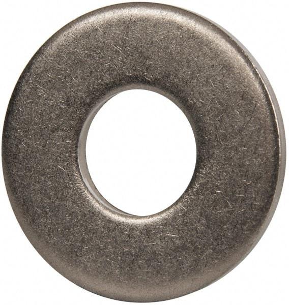 Made in USA - 7/8" Screw, Grade 300 Stainless Steel Standard Flat Washer - 0.938" ID x 2-1/4" OD, 0.136" Thick, Passivated Finish, Meets Military Specifications - Eagle Tool & Supply