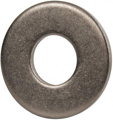 Made in USA - 7/8" Screw, Grade 300 Stainless Steel Standard Flat Washer - 0.938" ID x 2-1/4" OD, 0.136" Thick, Passivated Finish, Meets Military Specifications - Eagle Tool & Supply