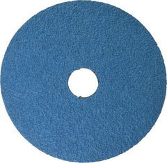 Norton - 7" Diam 7/8" Hole 36 Grit Fiber Disc - Very Coarse Grade, Zirconia Alumina, Series F672 - Eagle Tool & Supply