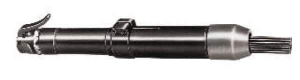 Chicago Pneumatic - 3,600 BPM, 25/32" Bore Diam, Pneumatic Inline Needle Scaler - 1-1/8" Stroke Length, 9.6 CFM, 90 psi, 3/8 NPT Inlet - Eagle Tool & Supply