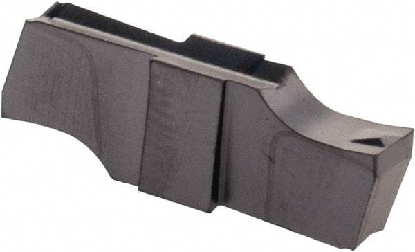 Iscar - 239015GIPI Grade IC908, 2.39mm Cutting Width Carbide Grooving Insert - Neutral, 0.15mm Corner Radius, TiAlN Finish - Eagle Tool & Supply
