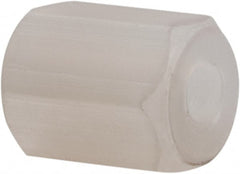 Electro Hardware - #10-32, 1-1/4" OAL, 1/2" Across Flats, Nylon Female Hex Circuit Board Standoff - Eagle Tool & Supply