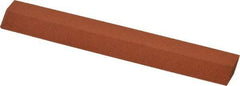 Norton - 4" Long x 9/16" Wide x 3/16" Thick, Aluminum Oxide Sharpening Stone - Diamond, Fine Grade - Eagle Tool & Supply