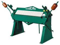 Tennsmith - 72 Inch Bending Length, Floor Machine Box and Pan Brake - 96 Inch Wide, 36 Inch Deep, 53 Inch High - Eagle Tool & Supply