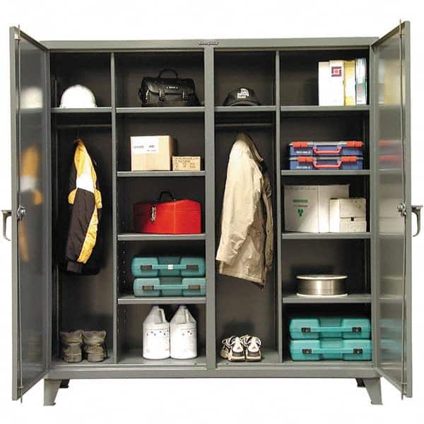Strong Hold - Storage Cabinets Type: Wardrobe Width (Inch): 72 - Eagle Tool & Supply