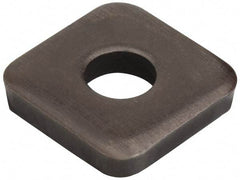 Jergens - 1" Bolt, 2-1/2" Square, Black Oxide Finish, Steel Square Flat Washer - 1-1/16" ID, 1/4" Thick - Eagle Tool & Supply