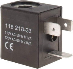 ARO/Ingersoll-Rand - 120 AC Volt, Din Connection Coil Lead Length, Class F, Solenoid Coil - 4.8 Watt, NEMA 4 Enclosure, Use with ARO Solenoid Valve - Eagle Tool & Supply