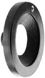 Jergens - 6" Diam, 1-11/32" Hub Diam, Wheel-Acetal Co-Polymer Hub-Cast Iron, Angular Handwheel - 23/32 Smaller to 1-11/32" Larger Diam - Eagle Tool & Supply