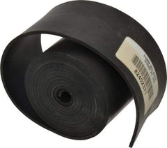 Made in USA - 3/32" Thick x 2" Wide x 60" Long, Neoprene Rubber Strip - Stock Length, 50 Shore A Durometer, 1,000 to 1,200 psi Tensile Strength, -40 to 212°F, Black - Eagle Tool & Supply