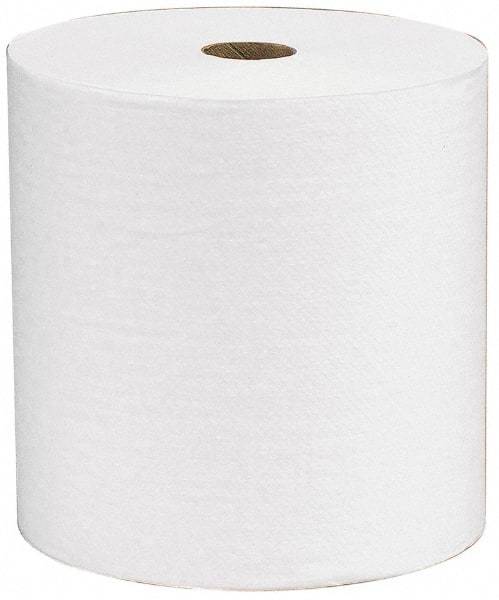 Scott - Hard Roll of 1 Ply White Paper Towels - 8" Wide, 400' Roll Length - Eagle Tool & Supply