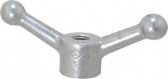 Jergens - 2 Offset Arms, 1/2-13" Hole, Tapped Speed Handle - 1-1/2" High, 1-1/8" Hub Diam - Eagle Tool & Supply