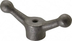 Jergens - 2 Offset Arms, 3/8-16" Hole, Tapped Speed Handle - 1-1/2" High, 1-1/8" Hub Diam - Eagle Tool & Supply