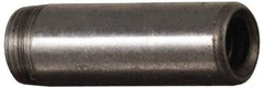 Jergens - 1/4" Diam x 2" Pin Length C-1215 Alloy Steel Pull Out Dowel Pin - C 47-58 & C 60-64 (Surface) Hardness, 1 Beveled & 1 Threaded End - Eagle Tool & Supply