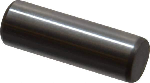 Jergens - 1/4" Diam x 3/4" Pin Length C-1215 Alloy Steel Pull Out Dowel Pin - C 47-58 & C 60-64 (Surface) Hardness, 1 Beveled & 1 Threaded End - Eagle Tool & Supply