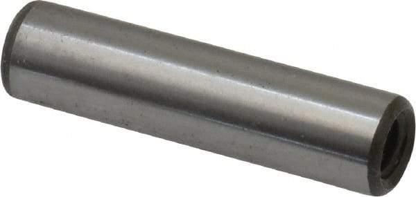 Jergens - 1/4" Diam x 1" Pin Length C-1215 Alloy Steel Pull Out Dowel Pin - C 47-58 & C 60-64 (Surface) Hardness, 1 Beveled & 1 Threaded End - Eagle Tool & Supply