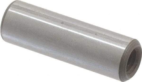 Jergens - 5/16" Diam x 1" Pin Length C-1215 Alloy Steel Pull Out Dowel Pin - C 47-58 & C 60-64 (Surface) Hardness, 1 Beveled & 1 Threaded End - Eagle Tool & Supply
