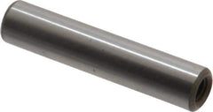 Jergens - 5/16" Diam x 1-1/2" Pin Length C-1215 Alloy Steel Pull Out Dowel Pin - C 47-58 & C 60-64 (Surface) Hardness, 1 Beveled & 1 Threaded End - Eagle Tool & Supply