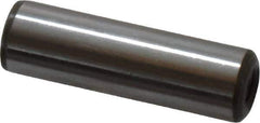 Jergens - 3/8" Diam x 1-1/4" Pin Length C-1215 Alloy Steel Pull Out Dowel Pin - C 47-58 & C 60-64 (Surface) Hardness, 1 Beveled & 1 Threaded End - Eagle Tool & Supply