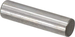 Jergens - 3/8" Diam x 1-1/2" Pin Length C-1215 Alloy Steel Pull Out Dowel Pin - C 47-58 & C 60-64 (Surface) Hardness, 1 Beveled & 1 Threaded End - Eagle Tool & Supply