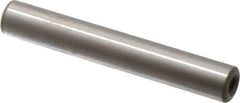 Jergens - 3/8" Diam x 2-1/2" Pin Length C-1215 Alloy Steel Pull Out Dowel Pin - C 47-58 & C 60-64 (Surface) Hardness, 1 Beveled & 1 Threaded End - Eagle Tool & Supply