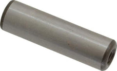 Jergens - 1/2" Diam x 1-3/4" Pin Length C-1215 Alloy Steel Pull Out Dowel Pin - C 47-58 & C 60-64 (Surface) Hardness, 1 Beveled & 1 Threaded End - Eagle Tool & Supply
