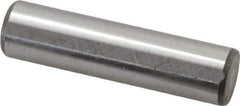 Jergens - 1/2" Diam x 2" Pin Length C-1215 Alloy Steel Pull Out Dowel Pin - C 47-58 & C 60-64 (Surface) Hardness, 1 Beveled & 1 Threaded End - Eagle Tool & Supply