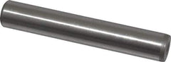 Jergens - 1/2" Diam x 3" Pin Length C-1215 Alloy Steel Pull Out Dowel Pin - C 47-58 & C 60-64 (Surface) Hardness, 1 Beveled & 1 Threaded End - Eagle Tool & Supply