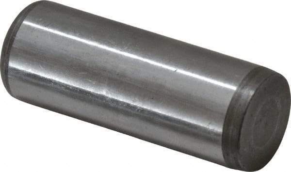 Jergens - 3/4" Diam x 2" Pin Length C-1215 Alloy Steel Pull Out Dowel Pin - C 47-58 & C 60-64 (Surface) Hardness, 1 Beveled & 1 Threaded End - Eagle Tool & Supply