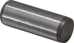 Jergens - 3/4" Diam x 2" Pin Length C-1215 Alloy Steel Pull Out Dowel Pin - C 47-58 & C 60-64 (Surface) Hardness, 1 Beveled & 1 Threaded End - Eagle Tool & Supply