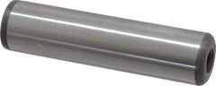 Jergens - 3/4" Diam x 3" Pin Length C-1215 Alloy Steel Pull Out Dowel Pin - C 47-58 & C 60-64 (Surface) Hardness, 1 Beveled & 1 Threaded End - Eagle Tool & Supply