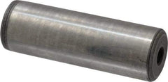 Jergens - 1" Diam x 3" Pin Length C-1215 Alloy Steel Pull Out Dowel Pin - C 47-58 & C 60-64 (Surface) Hardness, 1 Beveled & 1 Threaded End - Eagle Tool & Supply