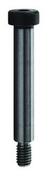 M10 x 30 - Black Finish Heat Treated Alloy Steel - Shoulder Screws - Socket Head - Eagle Tool & Supply