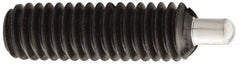 Gibraltar - 6-32, 17/32" Thread Length, 1/16" Plunger Projection, Steel Threaded Spring Plunger - 0.045" Max Plunger Diam, 17/32" Plunger Length, 0.5 Lb Init End Force, 1.5 Lb Final End Force, 1/16" Hex - Eagle Tool & Supply