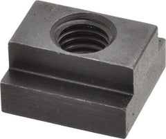 Jergens - 1/2-13 Blind Tapped T Slot Nut - 5/8" Slot Width, 1 x 11/32" Base Width x Height, 1-1/8 x 5/8" OAL x Height - Eagle Tool & Supply