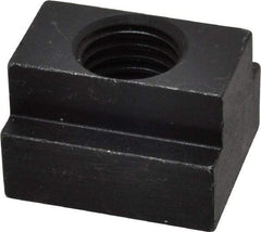 Jergens - 3/4-10 Blind Tapped T Slot Nut - 13/16" Slot Width, 1-1/4 x 9/16" Base Width x Height, 1-1/2 x 1" OAL x Height - Eagle Tool & Supply