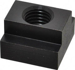 Jergens - 3/4-10 Blind Tapped T Slot Nut - 7/8" Slot Width, 1-1/2 x 9/16" Base Width x Height, 1-1/2 x 1" OAL x Height - Eagle Tool & Supply